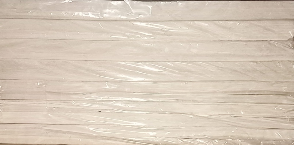 12X18 Plastic Transparent Sticker-Pack of 100