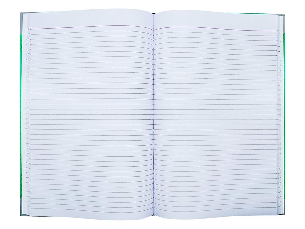 5 Quire Super Delux White Register Single Line-Pack Of 3