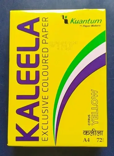 Kaleela Yellow A4 72 Gsm 2.24 Kg (B5)