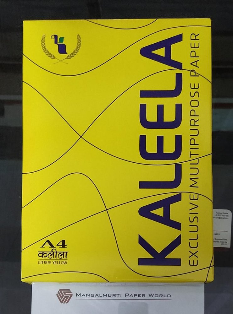 Kaleela Yellow A4 72 Gsm 2.24 Kg-5