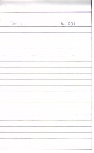 Triplicate Book (No.0) Pack Of 10