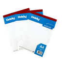Oddy Writing Pad A4 80 Pages 1/4 Ruled Paper-Pack Of 5 (B10)