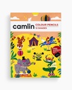 Camlin Colour Pencils Half Size Assorted 12 Shades (B10)