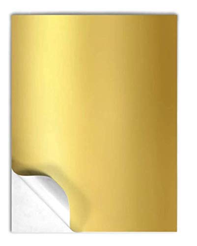 Golden Paper Sticker 20x30-Pack of 50