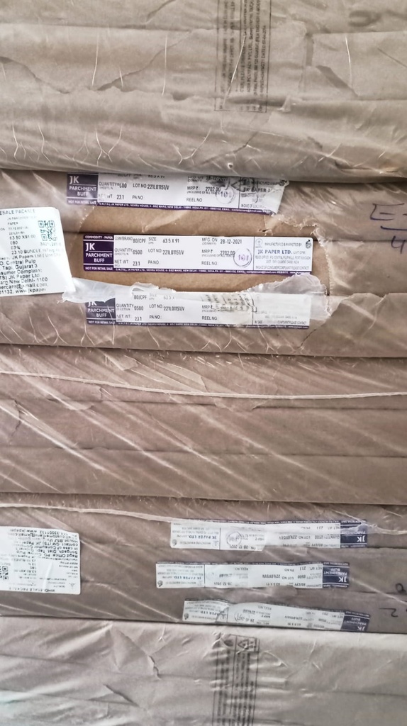 JK Lucky Parchment Buff 23x36 21.3 Kg 80 Gsm (B3)