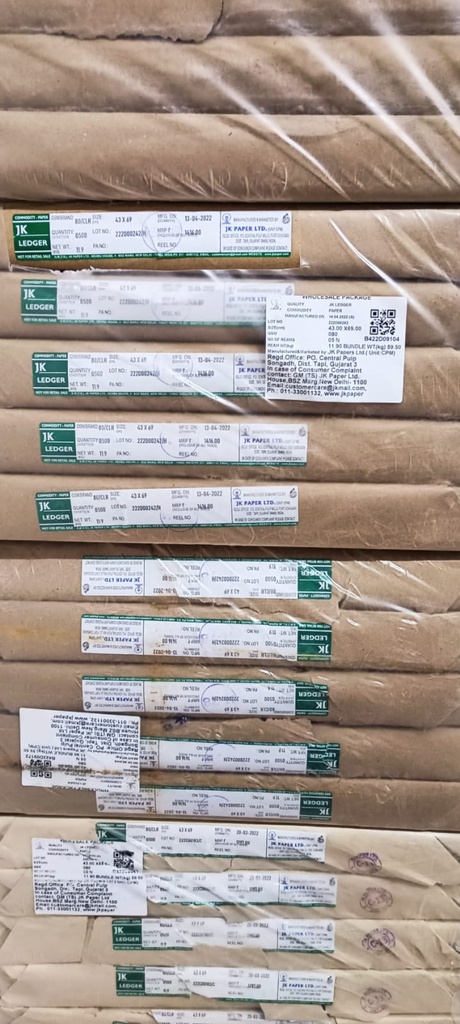 J K Ledger 17x27 11.9 Kg 80 Gsm-5