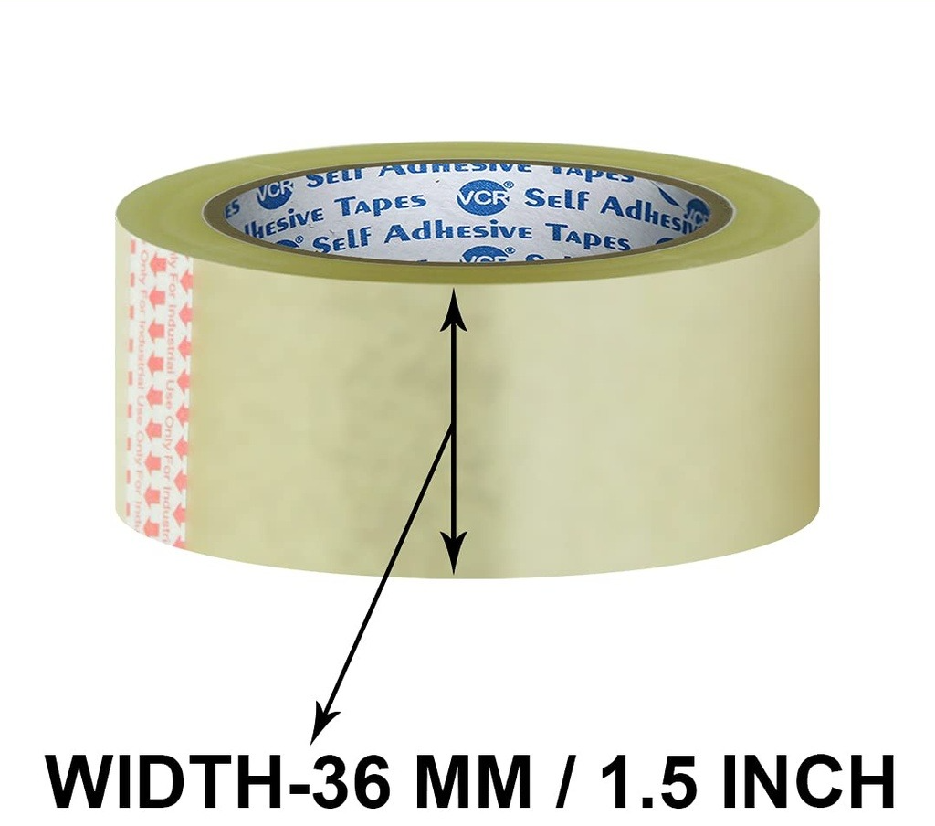 Redking Transparent Cello Tape 1.5 Inch 36mm x 36 Meter-Pack of 8