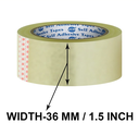 Redking Transparent Cello Tape 1.5 Inch 36mm x 36mtr-Pack of 8