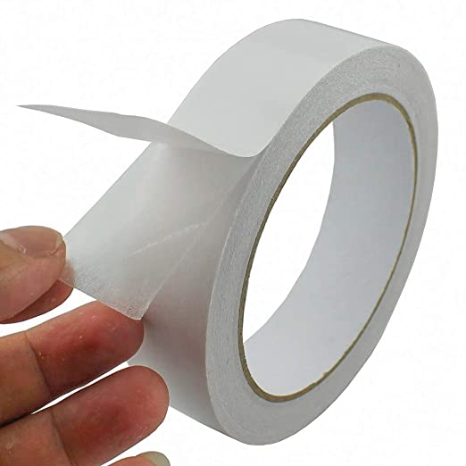 Kansuee Double Side Tissue Tape 1 Inch 24mm x 10 Meter-Pack Of 6 (B24)