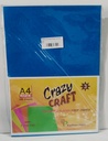 INC Fluorescent Paper Sky Blue A4 80 Gsm Pack Of 100 (B120)
