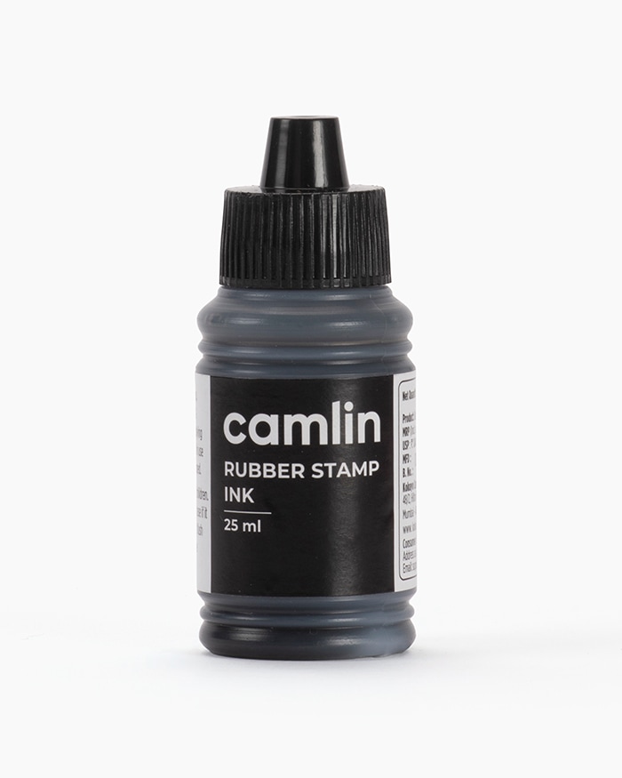 Camlin Stamp Pad Ink Black 25ml (B15)
