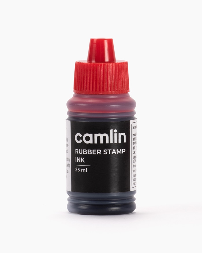 Camlin Stamp Pad Ink Red-25 ml