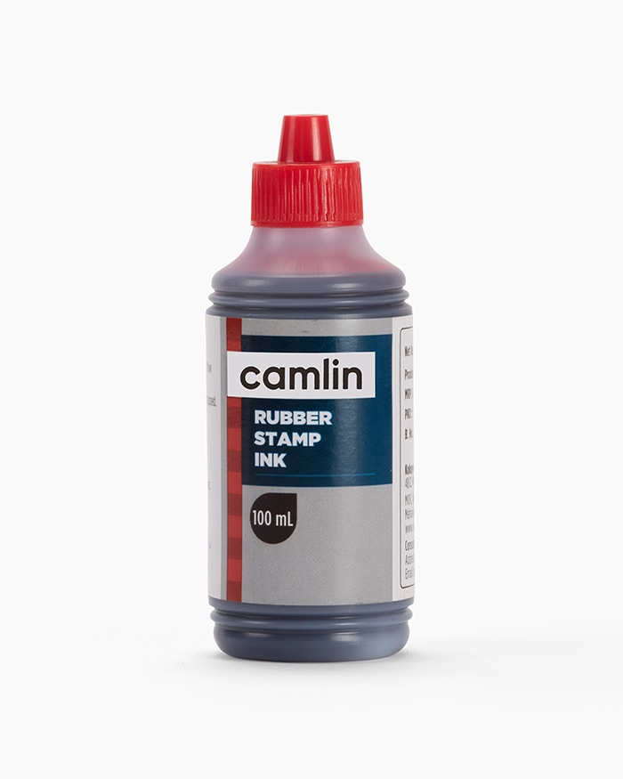 Camlin Stamp Pad Ink Red 100ml (B10)