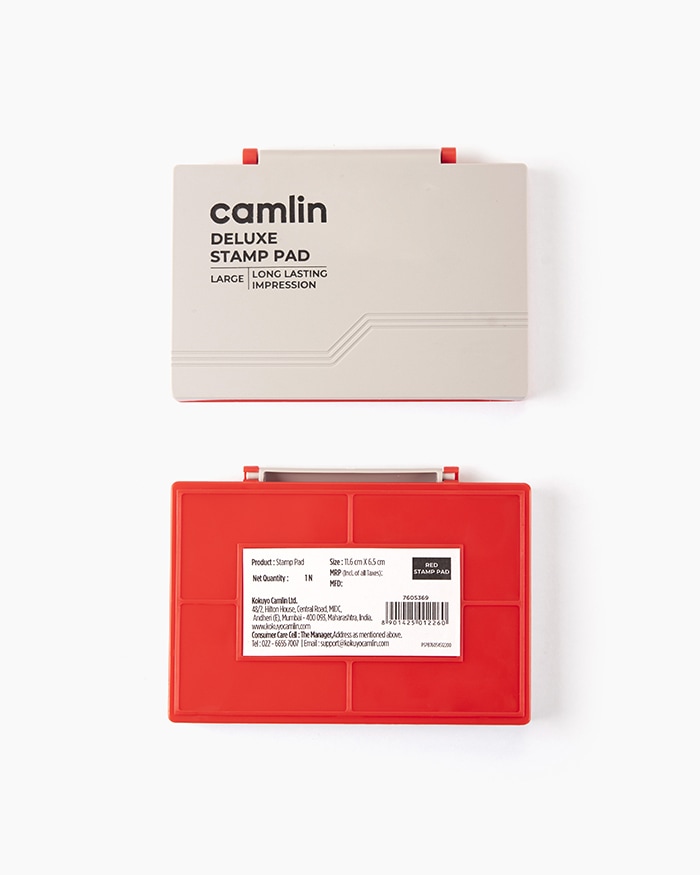 Camlin Stamp Pad Medium Red No.2 110x69mm (B10)