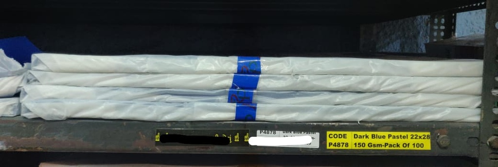 Dark Blue Pastel 22x28 180 Gsm-Pack Of 10