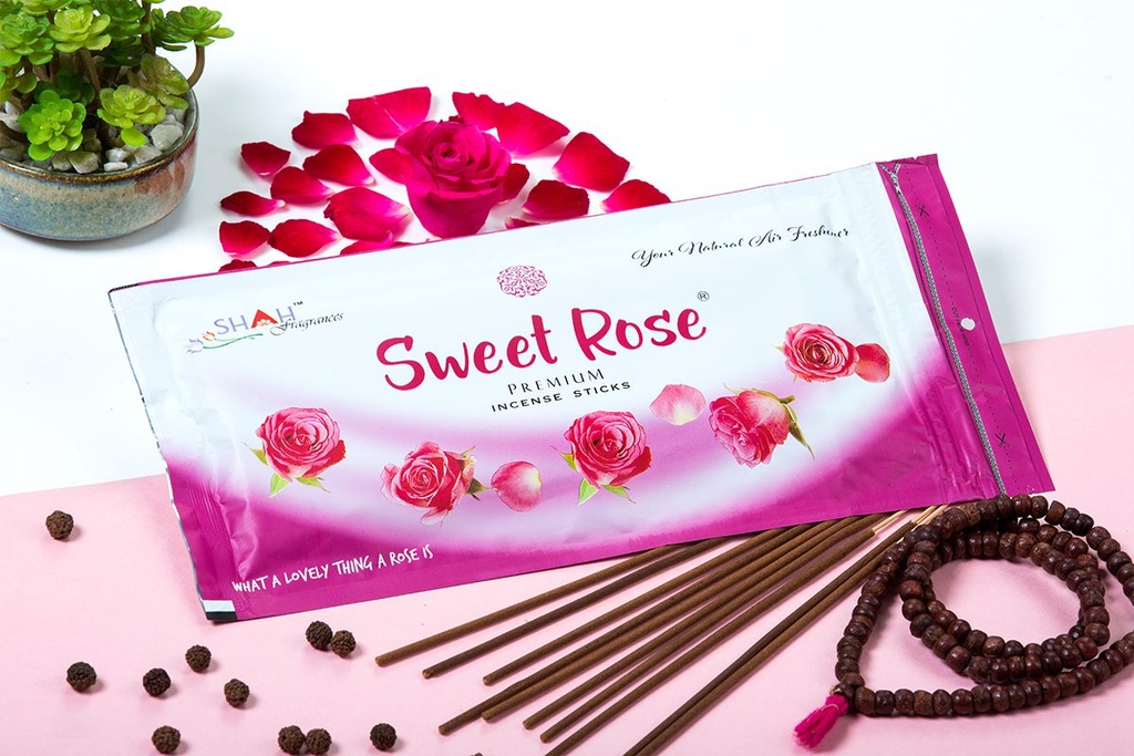 Premium Agarbatti Sweet Rose (125 gram)