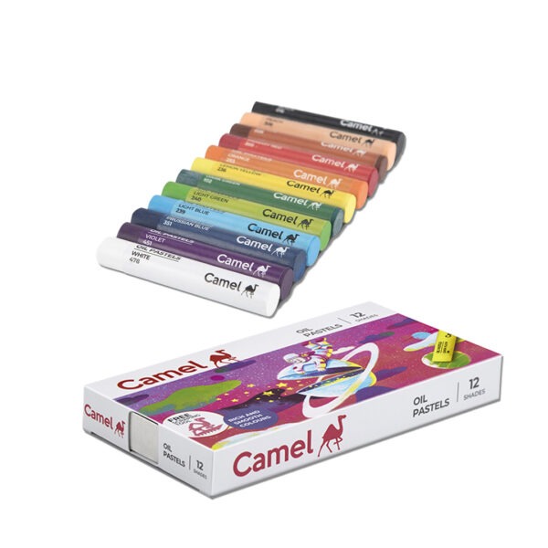 Camel Oil Pastels 12 Shades