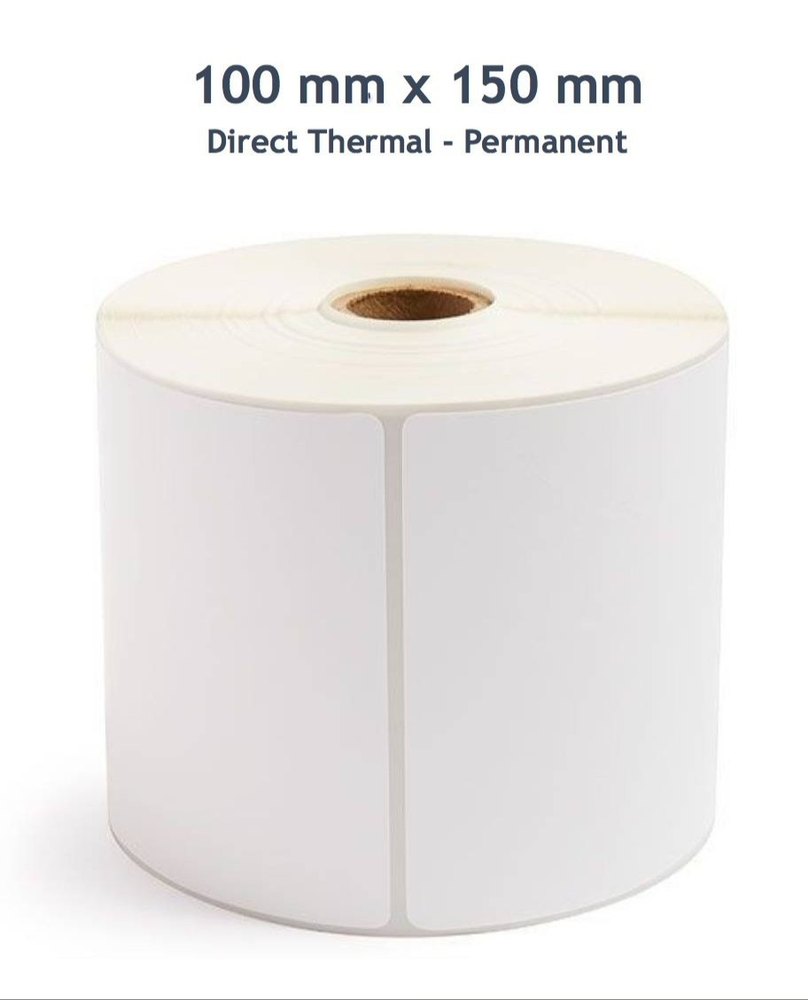 Direct Thermal Barcode Label 100mmx150mm/1up (4x6 Inch) 400 Labels (B40)
