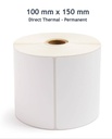 Direct Thermal Barcode Label 100mmx150mm/1up (4x6 Inch) 400 Labels (B40)