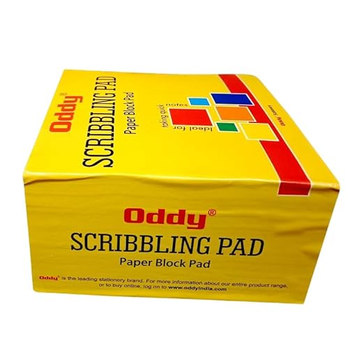 Oddy Scribbling Paper Pad 95mmX95mm 240 Sheet