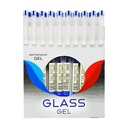 Flair Glass Gel Pen Blue-Pack Of 10