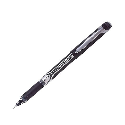 Pilot Ball Pen Hi-tecpoint V10 Grip Black 1.0mm
