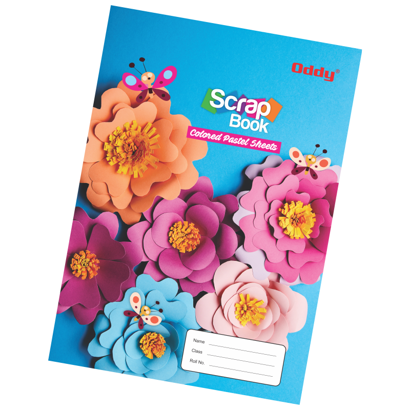 Oddy A4 Scrap Book With Colored Pastel Sheet 32 PagesD