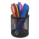 Kebica Metal Pen Pencil Holder Jali Round Tumbler T-2042 (Pen Stand)