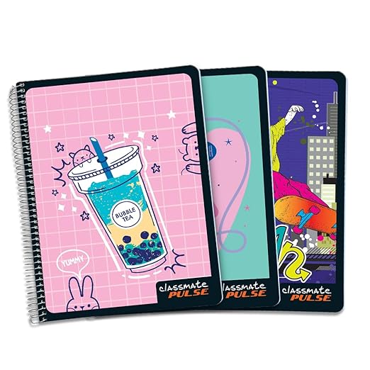 Classmate Chopda Spiral Binding A4 180 Pages Single Line (121) (B52)