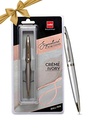 Cello Signature Creme Ivory Ball Pen Blue 0.7mm (B10)
