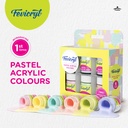 Pidilite Fevicryl Pastel Acrylic Colours Kit 6 Shades (B20)