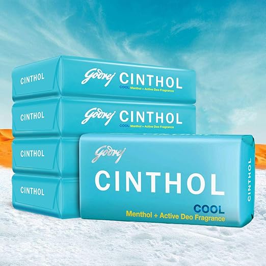 Cinthol Cool Menthol Soap 100gm-Pack Of 4