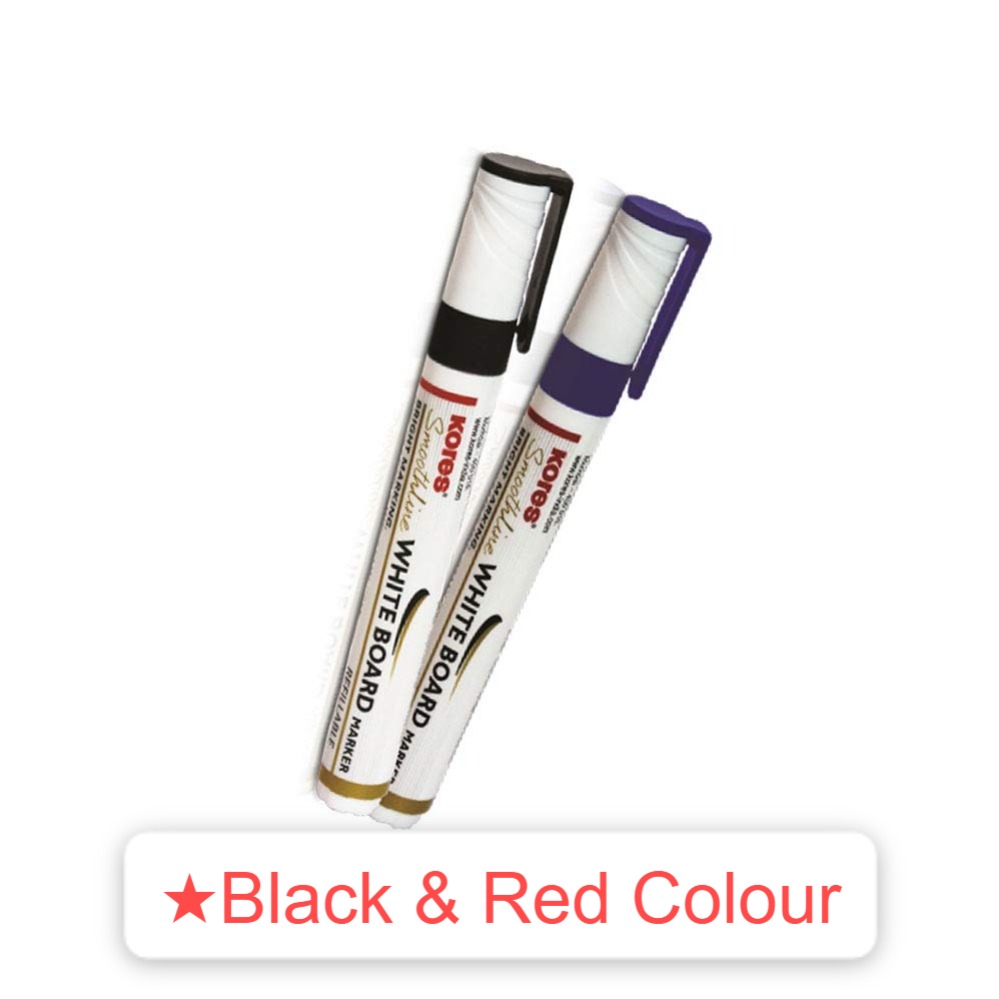 Kores White Board Marker Pen-Pack Of 2