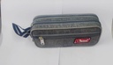 Pencil Pouch High Quality Three Pocket Large Size (9056 No.)
