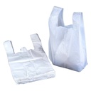 Milky White Plastic Carry Bag 13x16 (1kg)