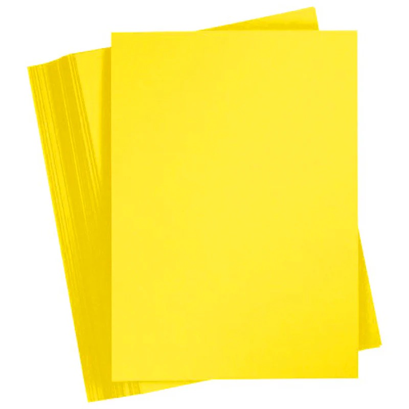Yellow Pastel Paper A3 160 Gsm-Pack Of 20 (B120)