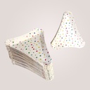 Paper Plates Triangle Multi Print-Pack Of 100