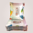 Paper Plates Rectangle Multi Print 7x8-Pack Of 25