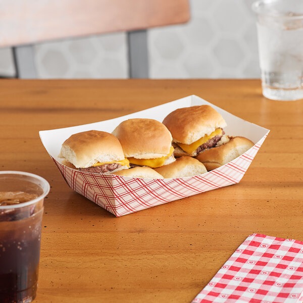 Paper Food Boat Tray 3.85x2.25x1.5-Pack Of 50 XXX