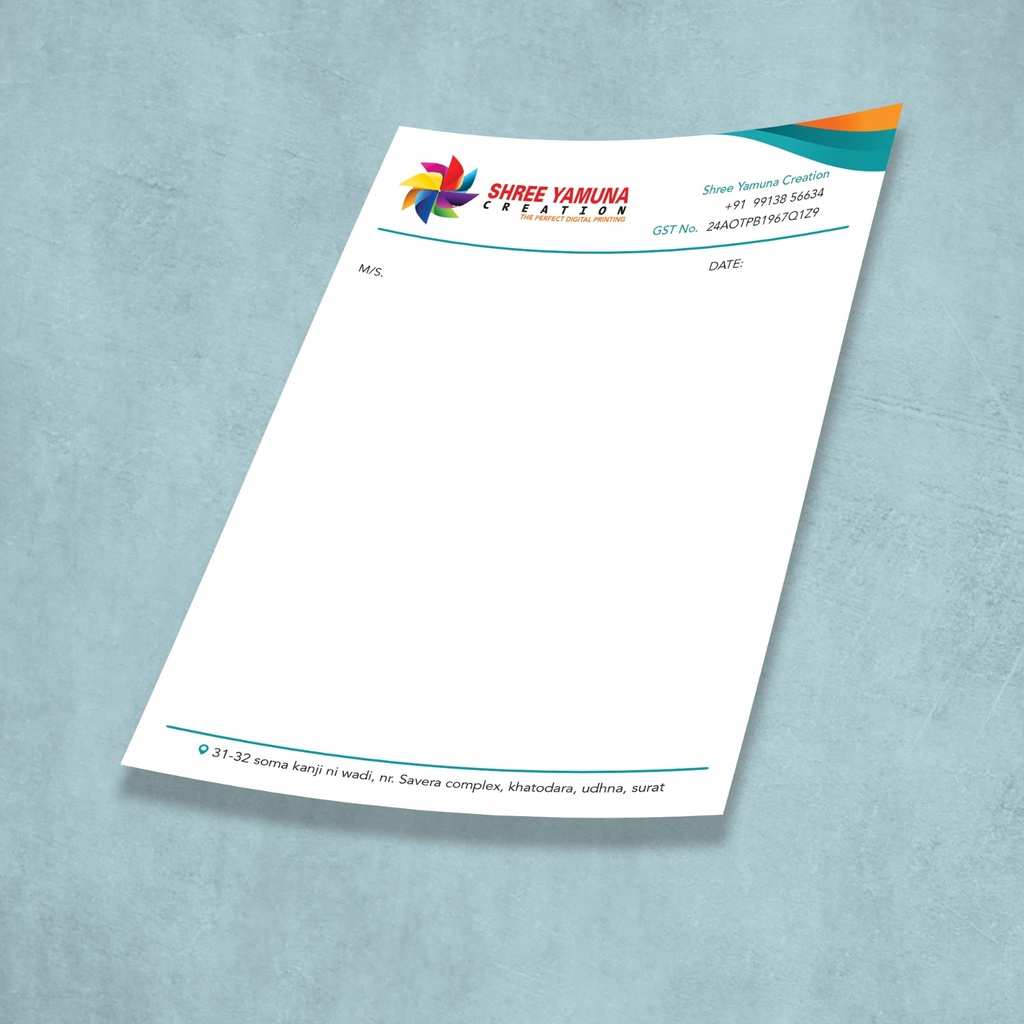 Alabaster Paper One 100 Gsm Single Side A4 Letterhead 500 Pcs