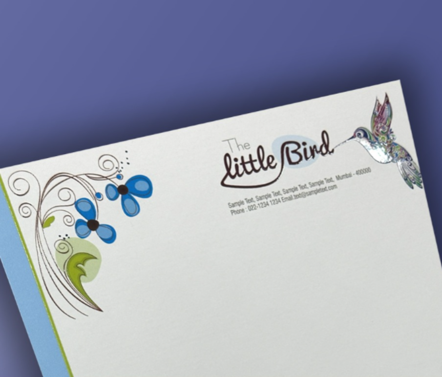 Alabaster UV 100 Gsm Single Side A4 Letterhead