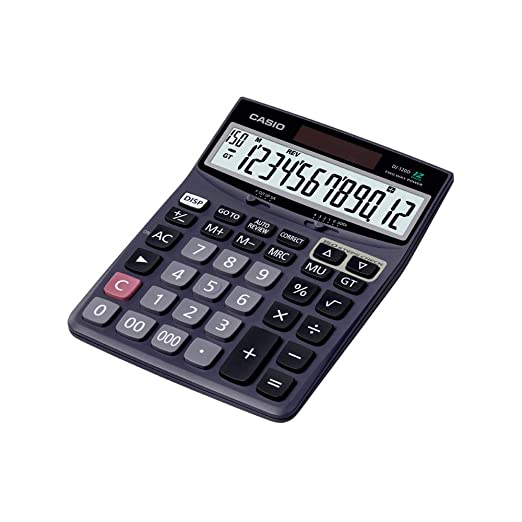Casio DJ-120D Plus (12 Digits) Extra Large Display Calculator