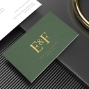 Gold Foil 350 Gsm Card Single Side Foil & Front Back Printing Visiting Card 