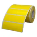 Lemon Yellow 38mmx25mm/2up (1.5x1 Inch) 3500 Sticker Ribbon Barcode Label (B48)