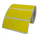 Lemon Yellow 38mmx50mm/2up (1.5x2 Inch) 1880 Sticker Ribbon Barcode Label (B48)