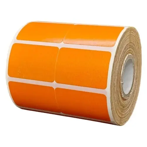 Orange 38mmx50mm/2up (1.5x2 Inch) 1880 Sticker Ribbon Barcode Label (B48)