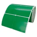 Green 38mmx38mm/2up (1.5x1.5 Inch) 2440 Sticker Ribbon Barcode Label (B48)