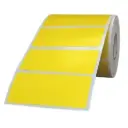 Lemon Yellow 70mmx30mm/1up (2.8x1.2 Inch) 1515 Sticker Ribbon Barcode Label (B48)