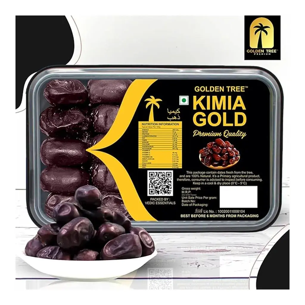 Fresh Kimia Gold Dates 500 gram (Black Kimia Khajur)