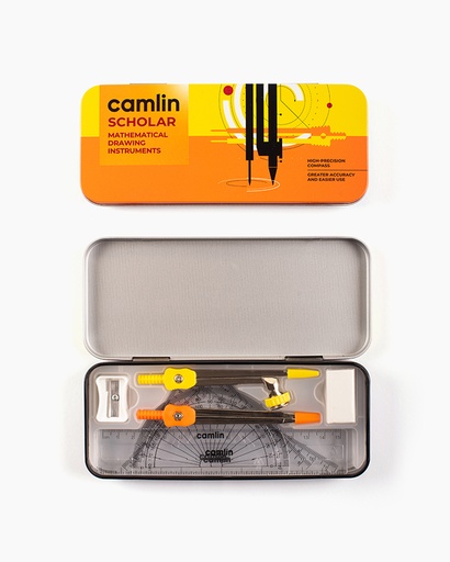 [P3481] Camlin Scholar Geometry Compass Box (B10)
